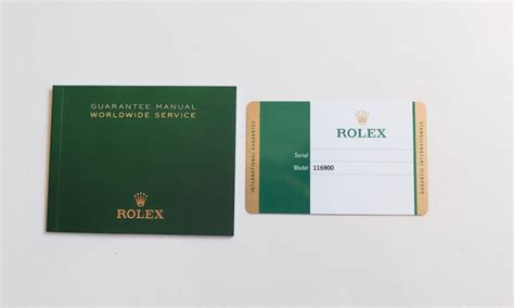 Rolex watch warranty